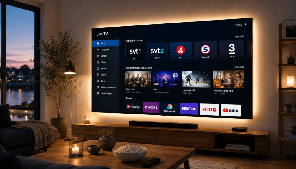 Svenska IPTV kanaler