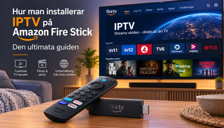 Hur man installerar IPTV på Amazon Fire Stick